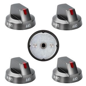 Upgraded DG94-04167 Gas Stove Knobs for Samsung Stoves/Ovens(5Pcs), DG94-04167